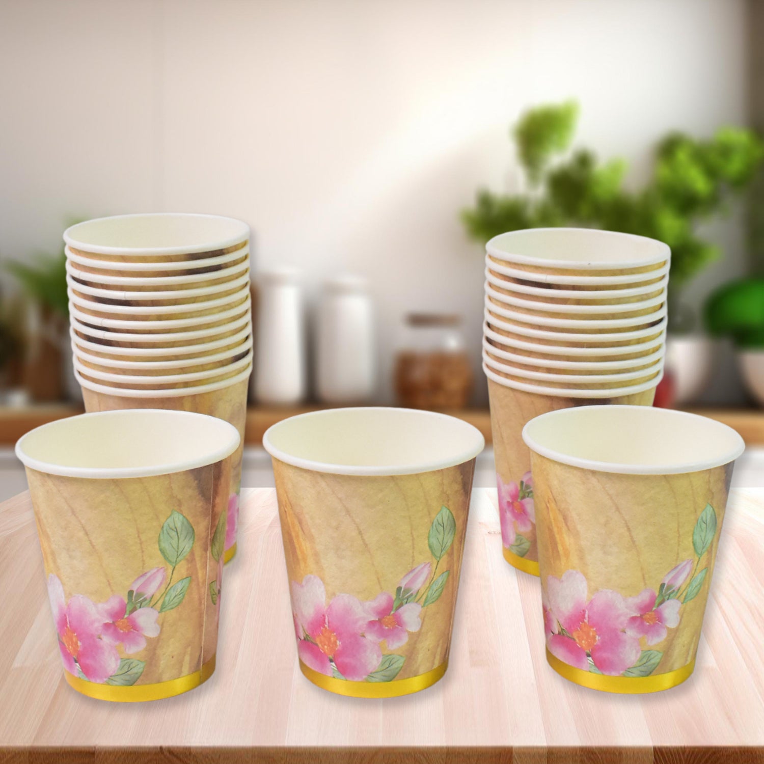 Disposable Paper Cups Disposable Tea Coffee Cups (24 Pcs Set  Mix Color  Design) Disposable Paper Cups Disposable Tea Coffee Cups (24 Pcs Set  Mix Color  Design)
